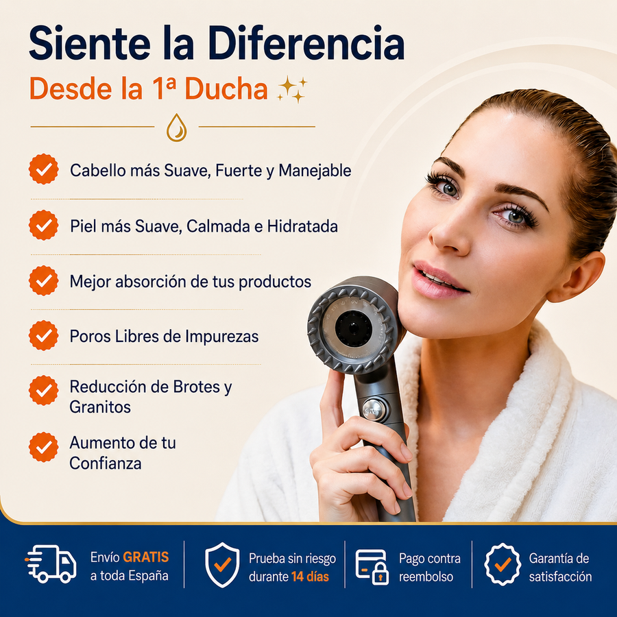 Pack Ducha Completo + 10 Filtros GRATIS