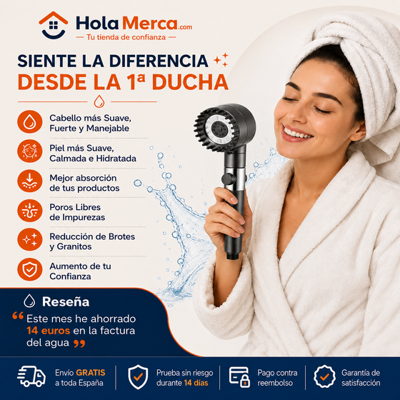 Pack Ducha Completo + 10 Filtros GRATIS