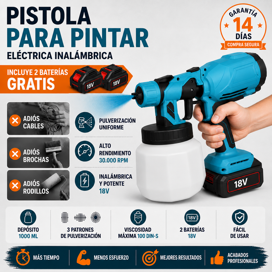 Pinta sin cables ni límites
