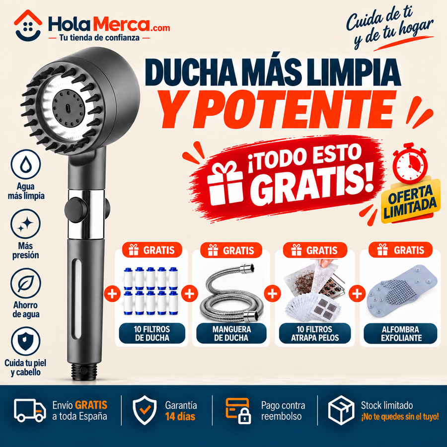 Más impulso en tu ducha