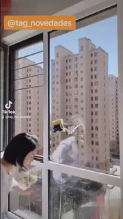 Limpia cristales magnético para ventanas
