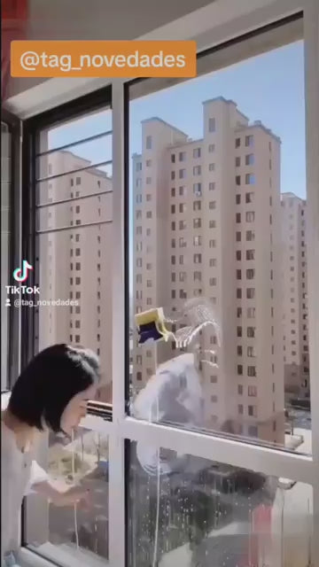 Limpia cristales magnético para ventanas