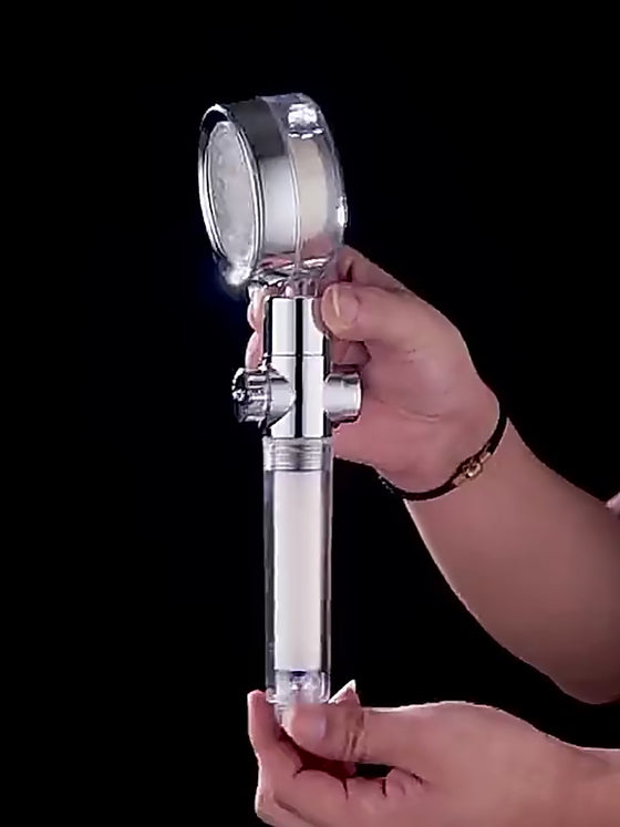 Cabezal de Ducha LED y Cepillo Desenredante