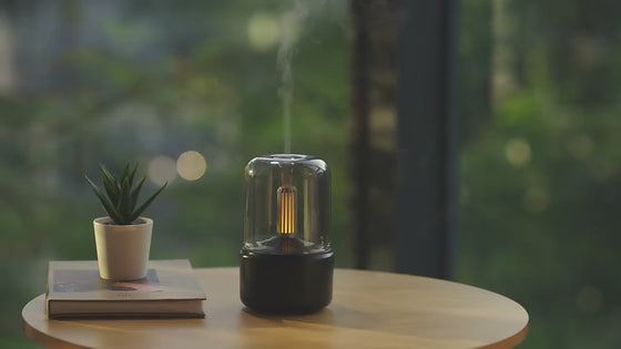 Humidificador aromaterapia con luz
