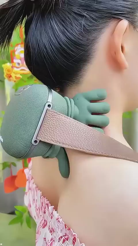 Masajeador cervical y espalda 4D con calor