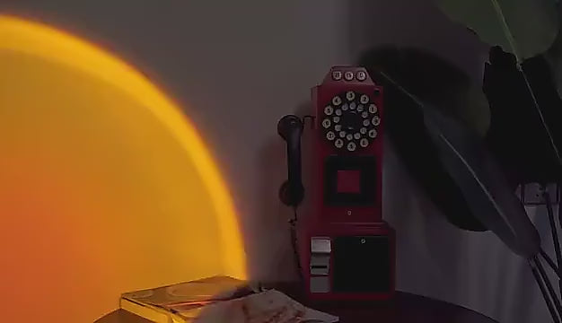 Lámpara Sunset LED USB giratoria
