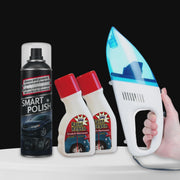 Kit cuidado coche 3 en 1 para brillo y limpieza