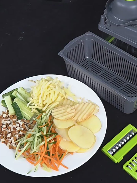 Cortador de verduras 16 en 1 mandolina