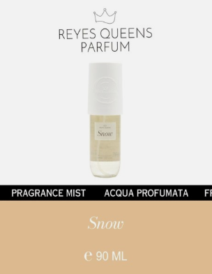 Perfume corporal SNOW 90 ml dulce y fresco