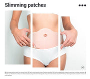 Parches adelgazantes pack 5 para abdomen