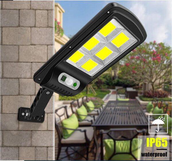 Luz solar con mando para exterior