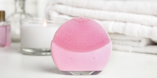 Limpiador facial eléctrico sónico