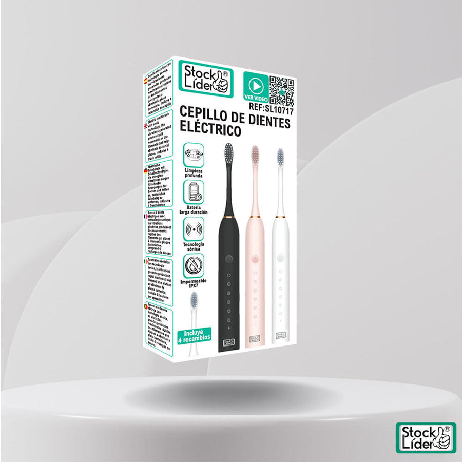 Cepillo de dientes sónico recargable USB-C