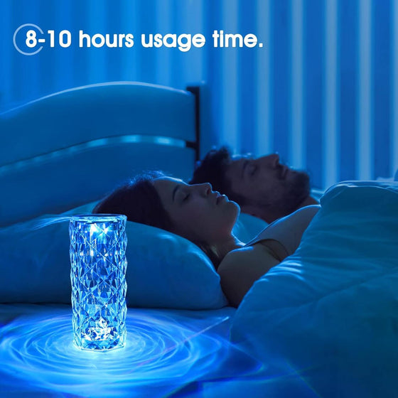 Lámpara táctil multicolor LED recargable
