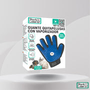 Guante quitapelusas con vaporizador para mascotas