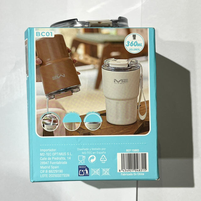 Taza térmica acero inoxidable M2 TEC