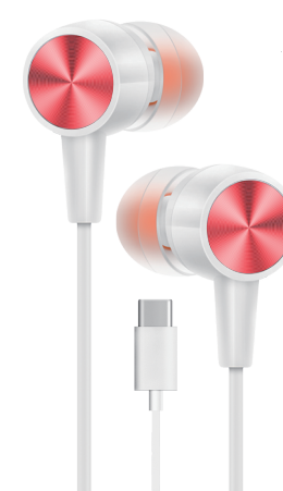 Auriculares Tipo C con micrófono HD