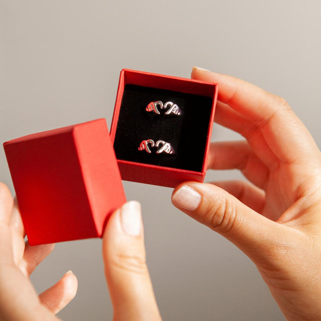 Anillo Amor Eterno ajustable en caja roja