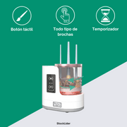 Limpia brochas eléctrico 3 en 1 USB
