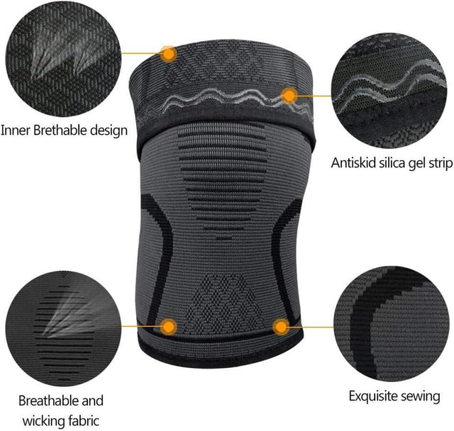 Rodillera deportiva de compresión 2 piezas