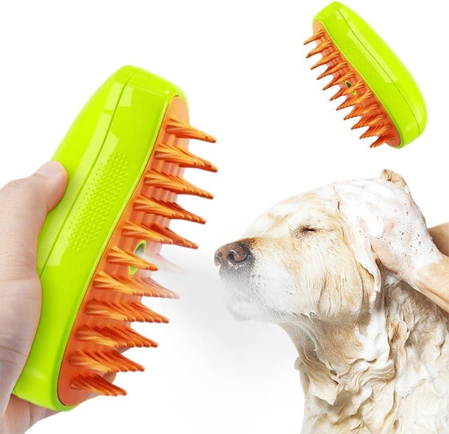 Cepillo de Vapor para Mascotas 4 en 1