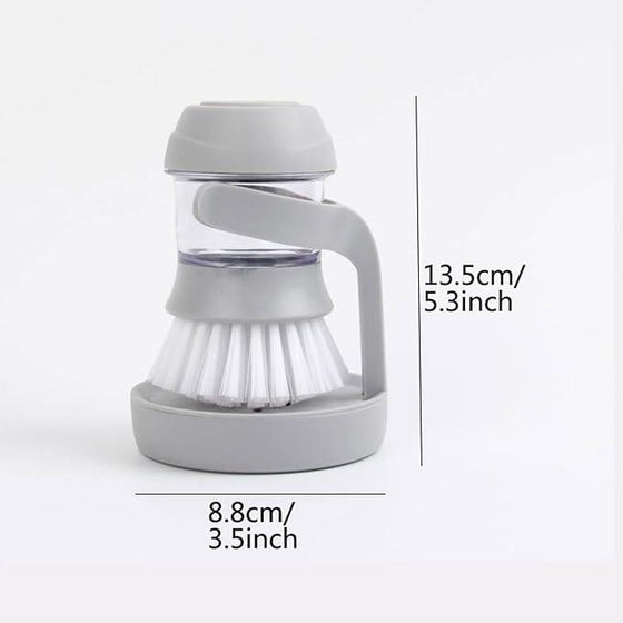 Cepillo para platos con dispensador