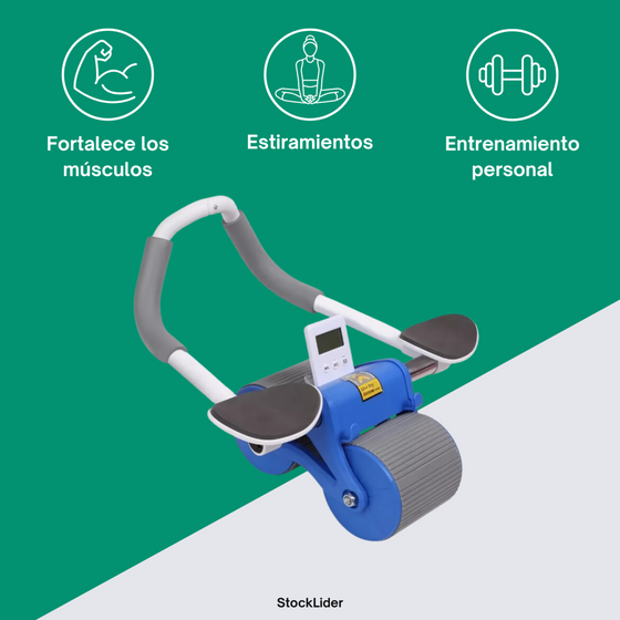Rodillo de abdominales con rebote