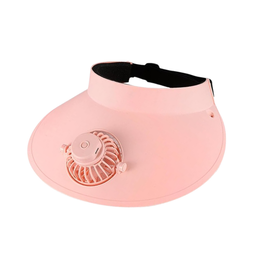 Gorra ventilador recargable y ajustable