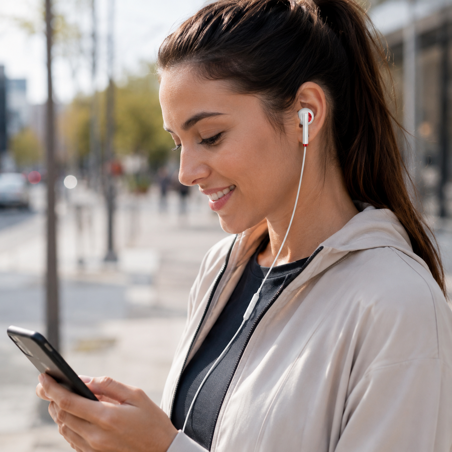 Auriculares con micrófono minijack