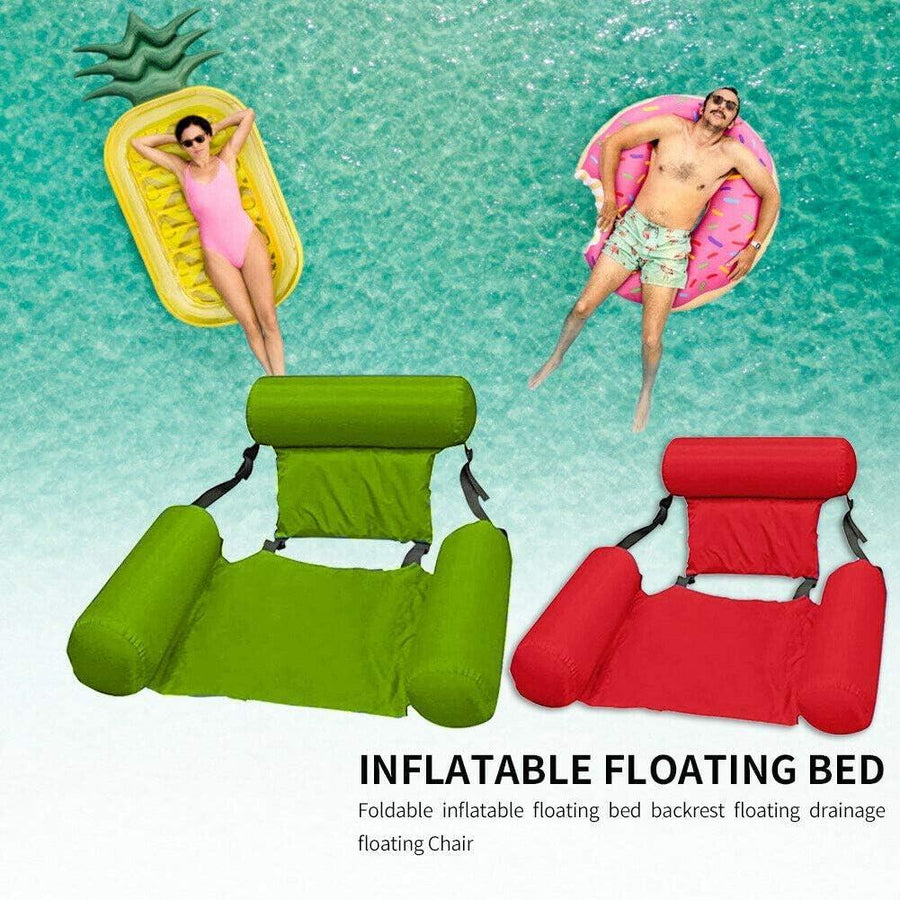 Silla flotador con caja para piscina