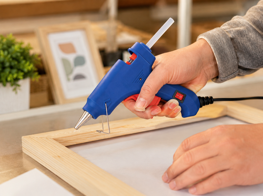 Pistola termofusible para bricolaje