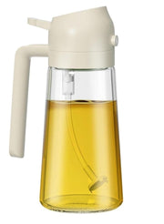 Aceitera dispensadora 2 en 1 antigoteo