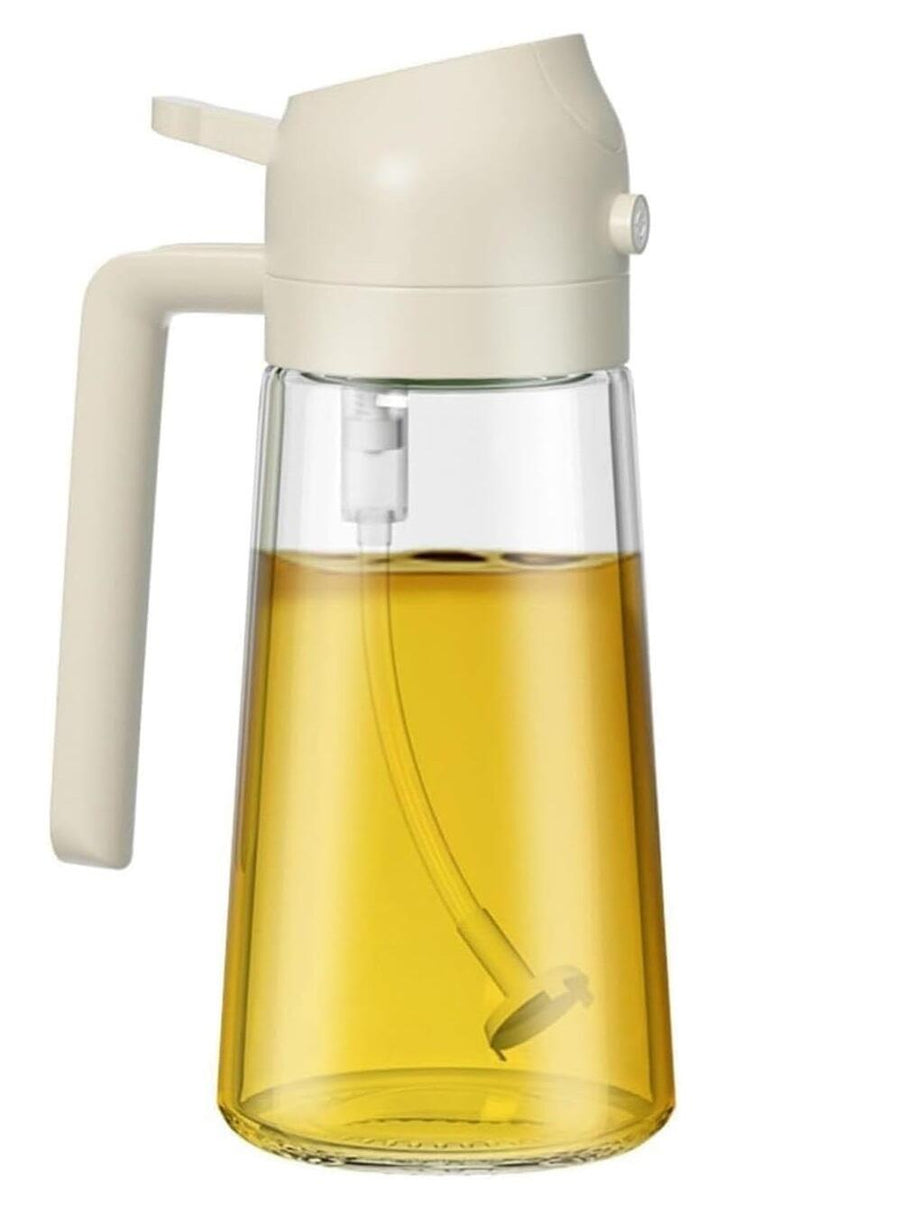 Aceitera dispensadora 2 en 1 antigoteo