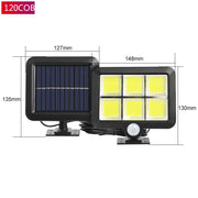 Luz de pared solar LED exterior IP65