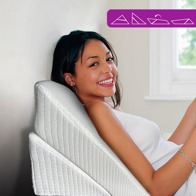 Almohada triangular multiposición viscoelástica