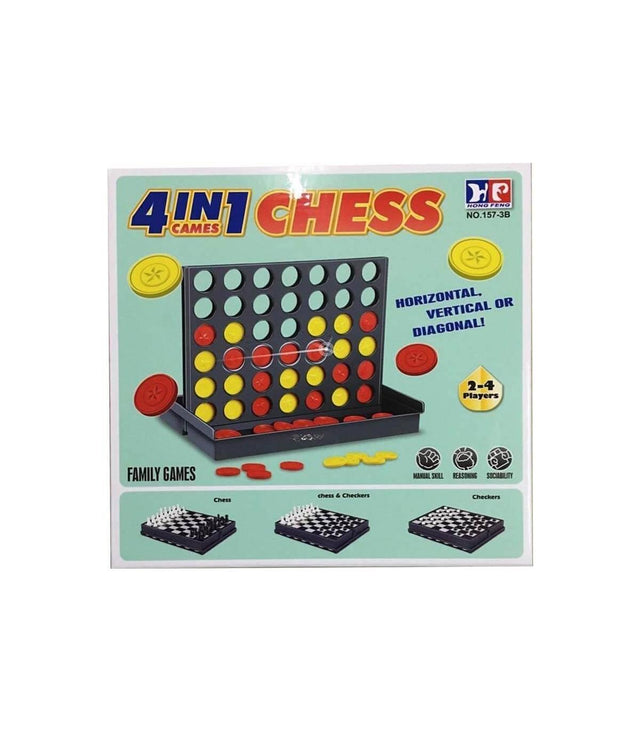 Juego 4 en Raya portátil para familia