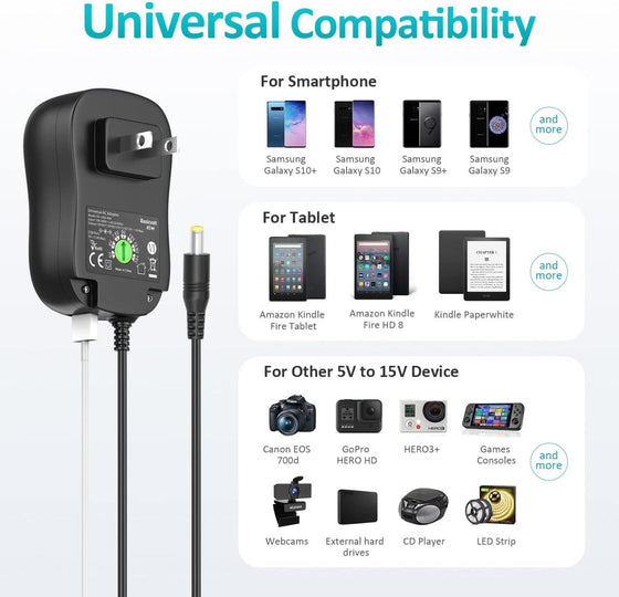 Adaptador universal de viaje para enchufes