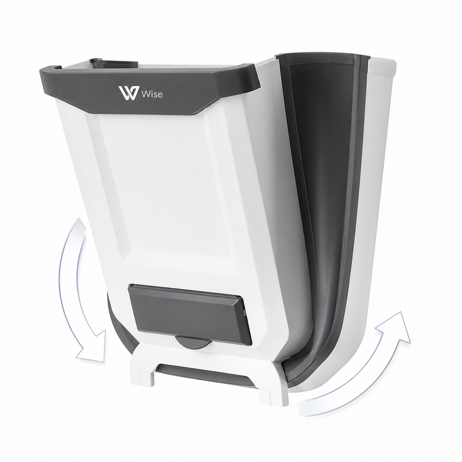 Papelera plegable colgante para cocina