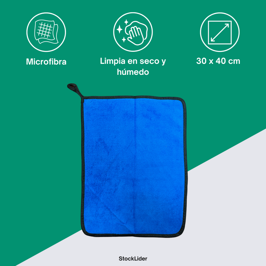 Paño de microfibra ultra absorbente 30x40