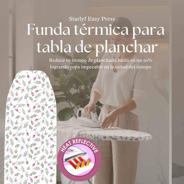 Funda termo-reflectante para planchar