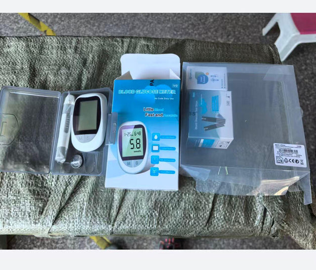 Medidor de glucosa digital para casa