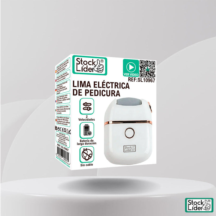 Lima eléctrica de pedicura para pies suaves
