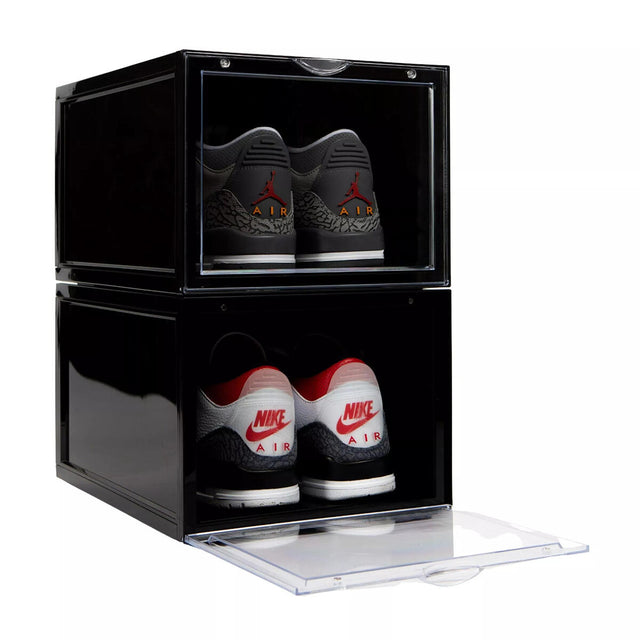 Cajas Zapatos Apilables Transparentes Pack 4