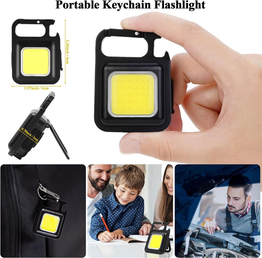 Mini linterna LED COB recargable