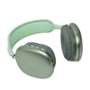 Auriculares Bluetooth verdes con micrófono