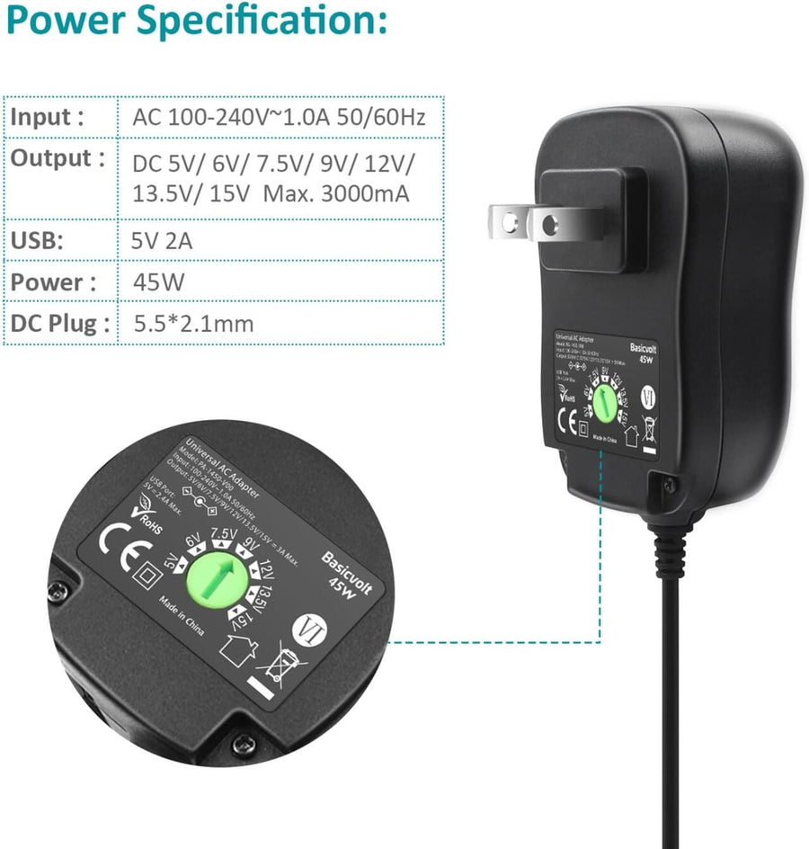 Adaptador universal de viaje para enchufes
