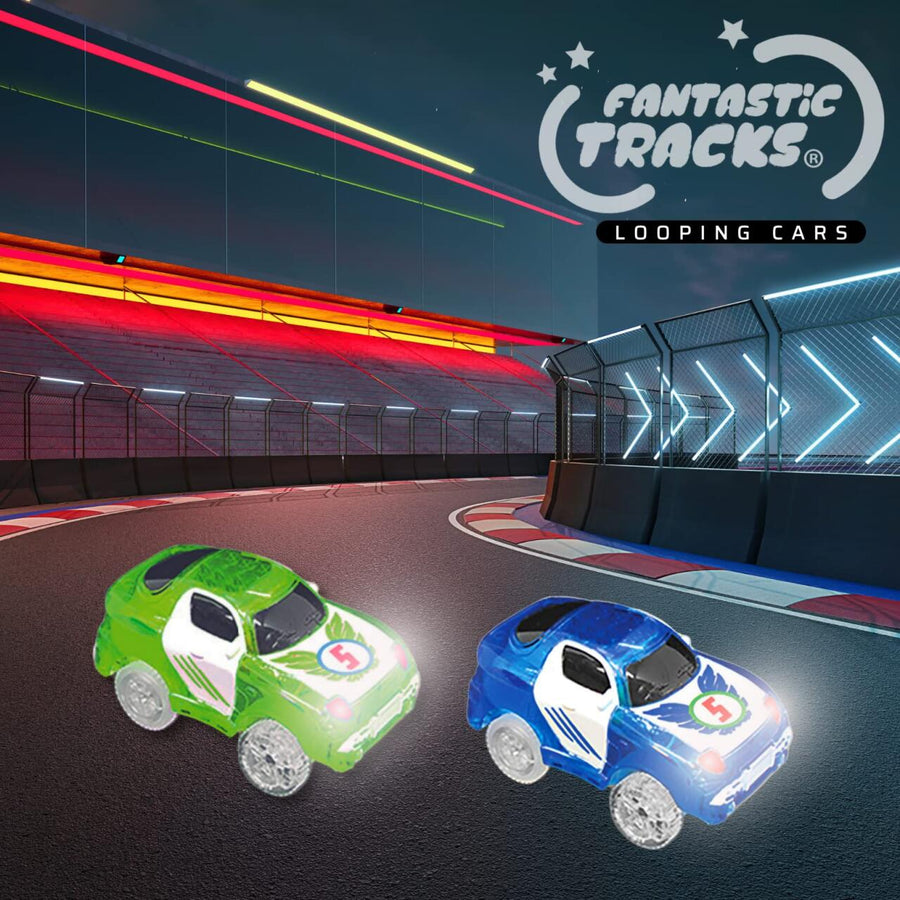 Coches Fantastic Tracks con luz LED