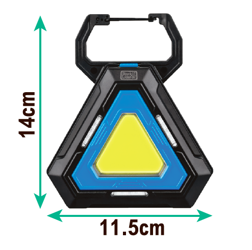 Lámpara triangular 36 LED COB portátil