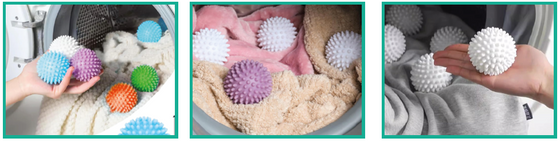 Bola de lavado para quitar pelos y pelusas