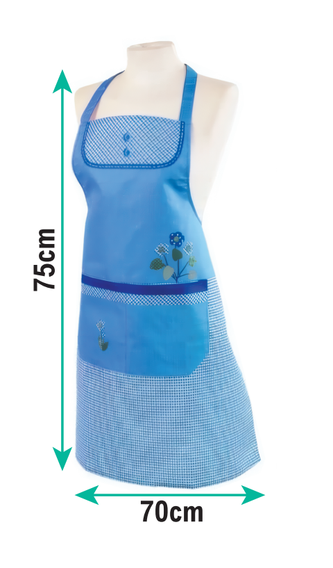 Delantal impermeable ajustable con bolsillos